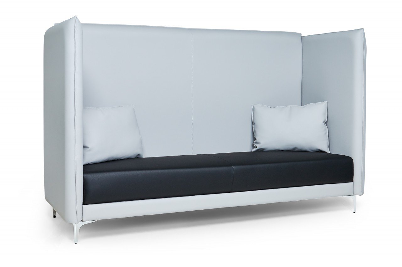 2-местный офисный диван Графит - вид 5